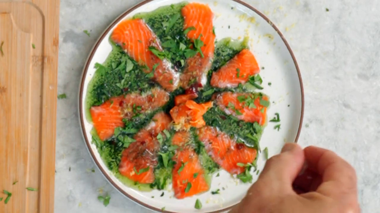 Spirulina Crudo with Steelhead Trout – Omega-3 Superfood Recipe - SEATOPIA