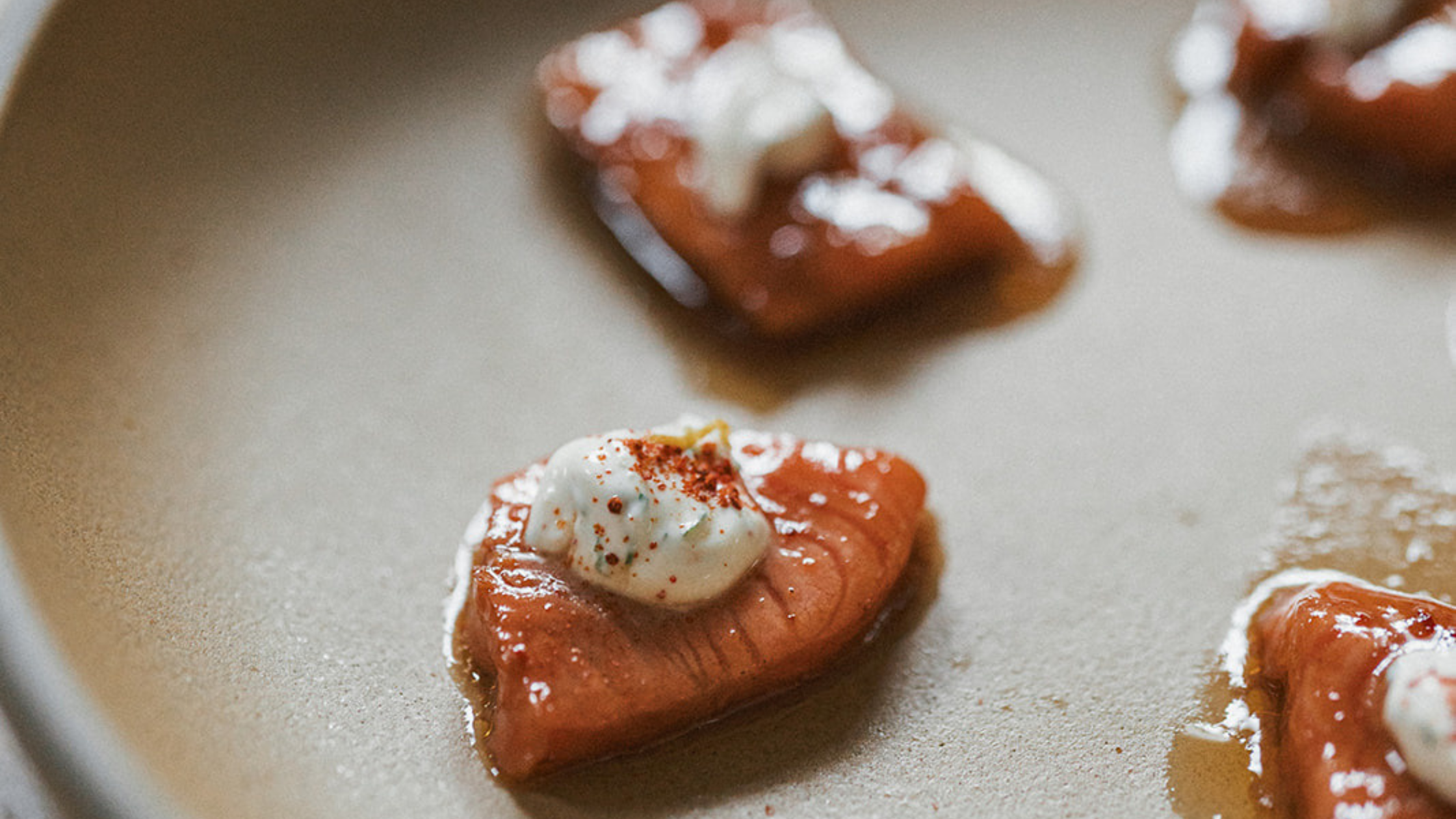 Scallop Crudo with Poblano Crema Recipe