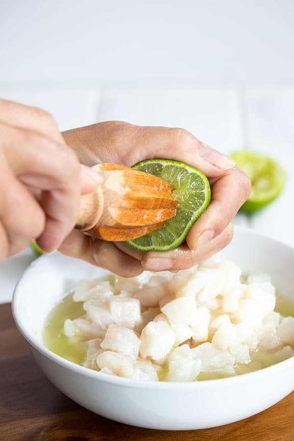 Glitne Halibut Poke Ceviche - SEATOPIA