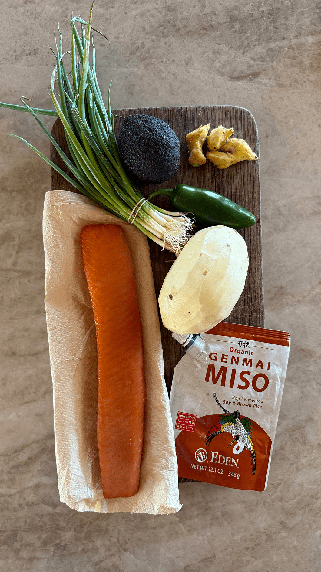 Poached Steelhead in a Miso-Ginger Broth - SEATOPIA