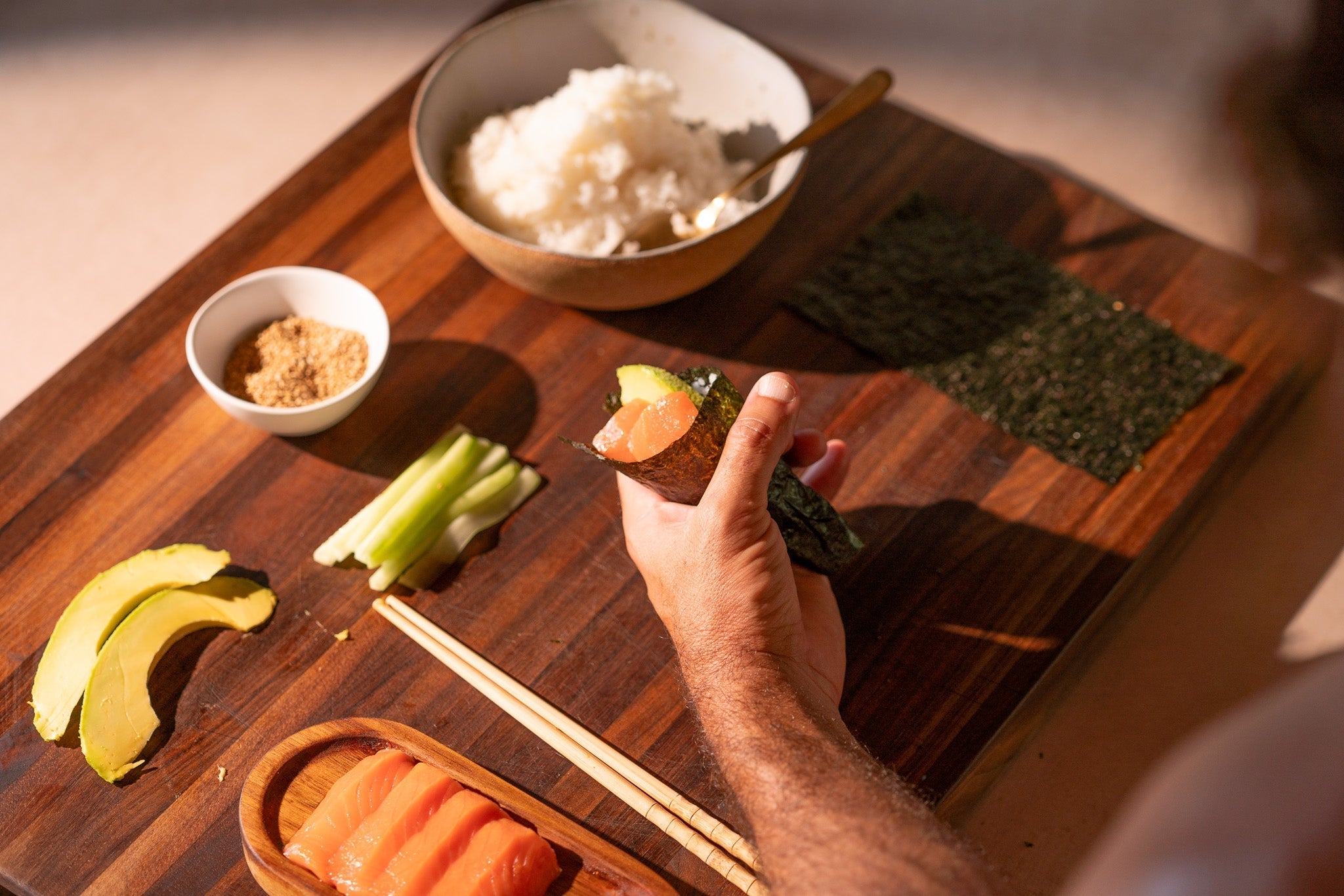 Seafood 101: Sushi Hand Rolls Made Easy - SEATOPIA