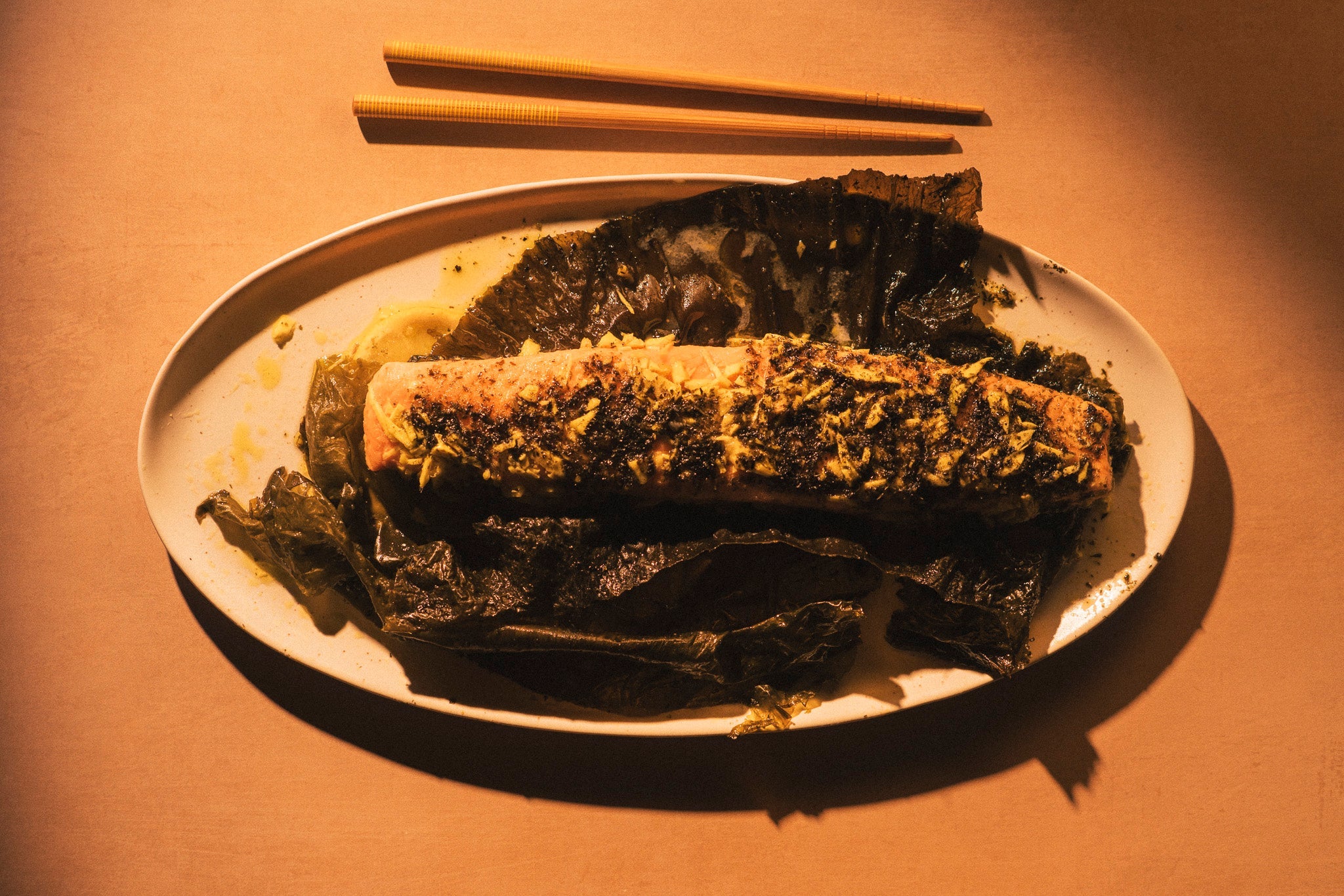 Steelhead En Papillote with Kombu & Ginger - SEATOPIA