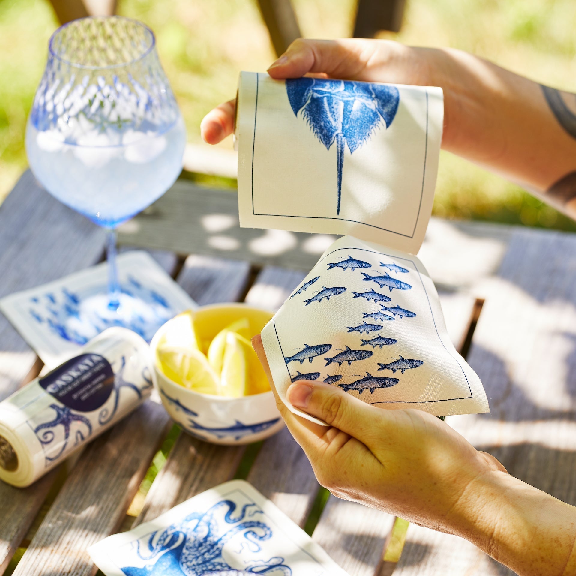 Coastal Cocktail Napkin Roll - SEATOPIA