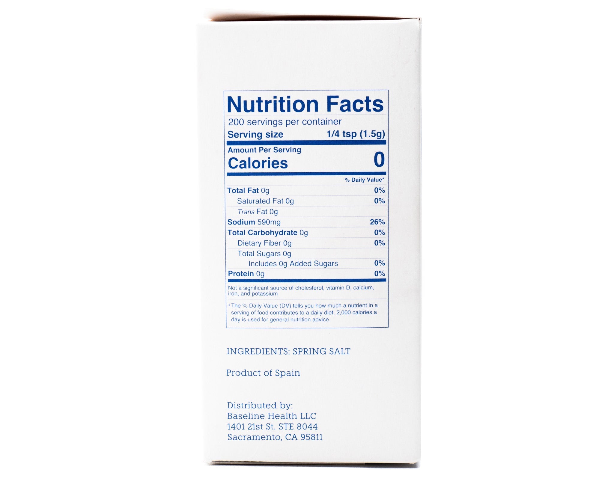 Fine Pure Natural Spring Salt (300g) - Microplastic Free - SEATOPIA