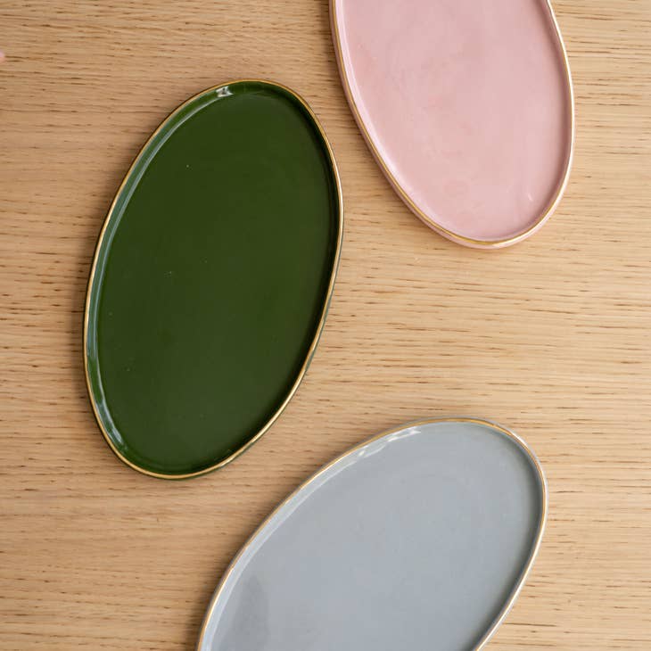 Handmade Ukrainian Porcelain Serving Platter - SEATOPIA