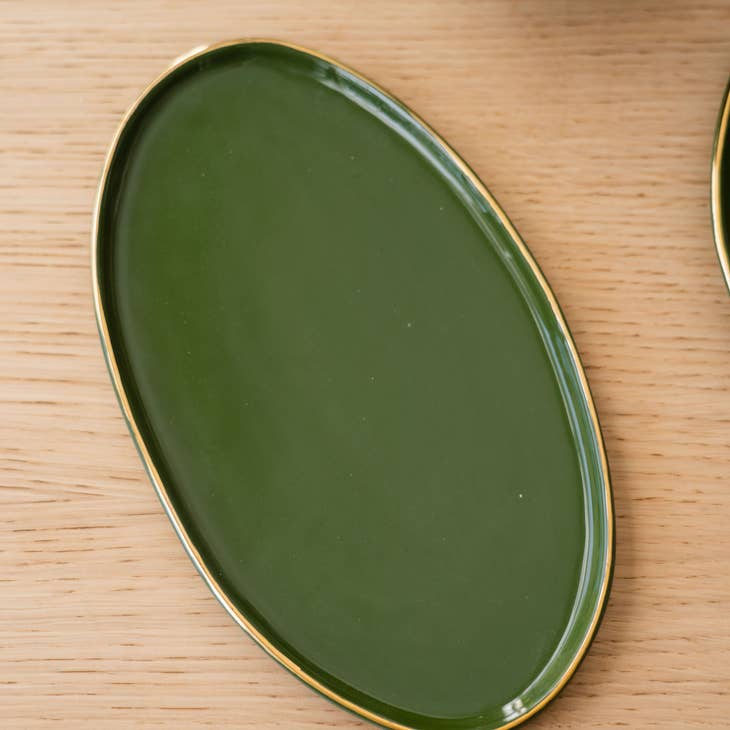 Handmade Ukrainian Porcelain Serving Platter - SEATOPIA