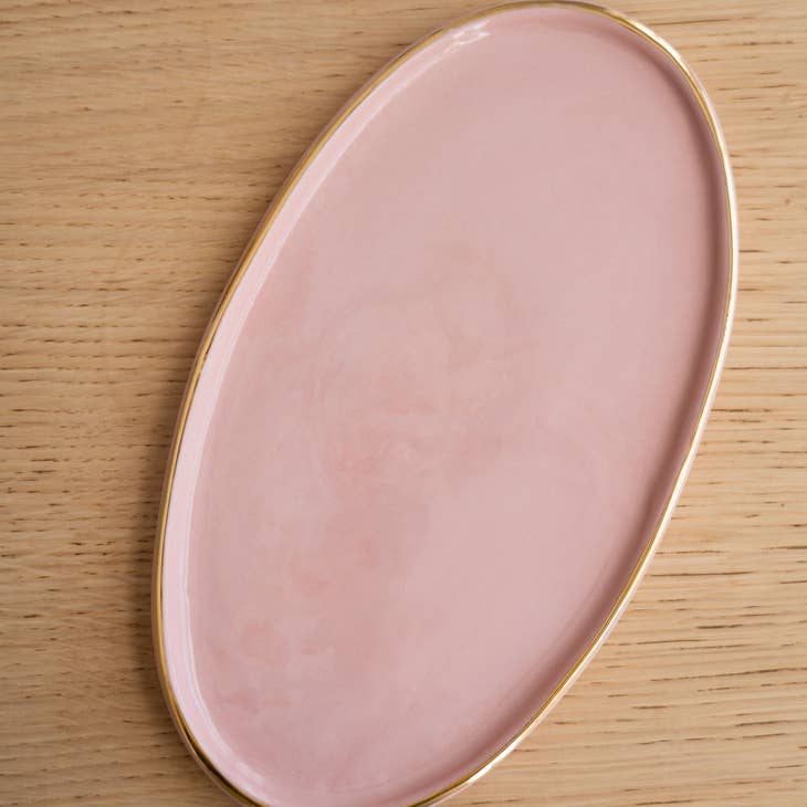 Handmade Ukrainian Porcelain Serving Platter - SEATOPIA