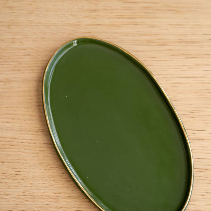 Handmade Ukrainian Porcelain Serving Platter - SEATOPIA