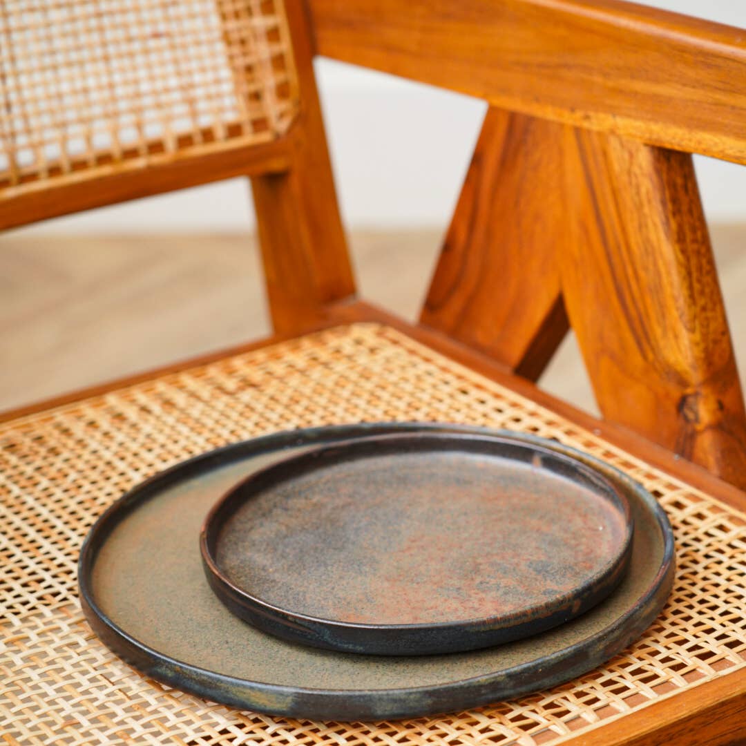 Handmade Ukrainian Stoneware Dinner Plates - SEATOPIA