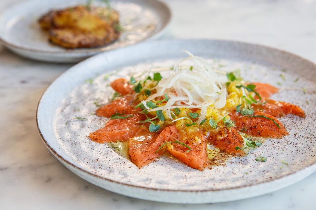 Tropical Steelhead Crudo for the Solstice | Chef Nicolas Torrent