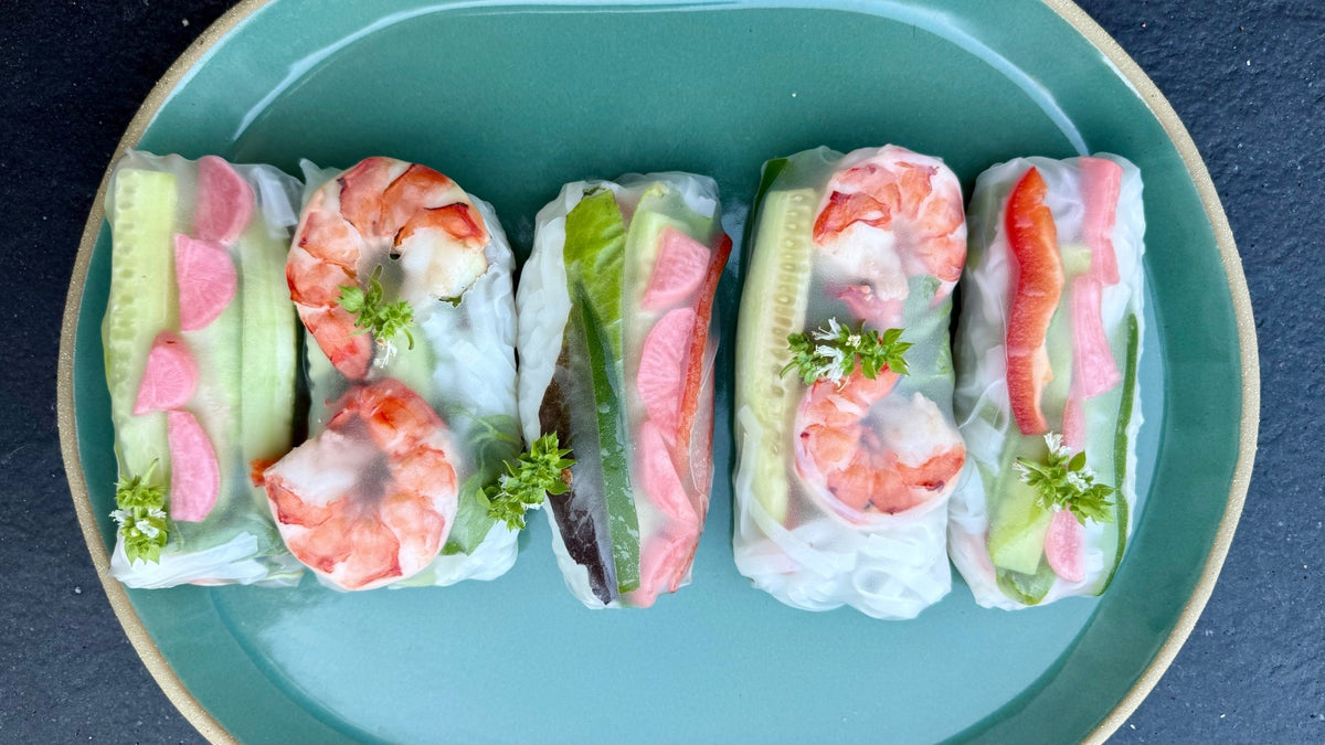 Black Tiger Shrimp Vietnamese Fresh Rolls - SEATOPIA