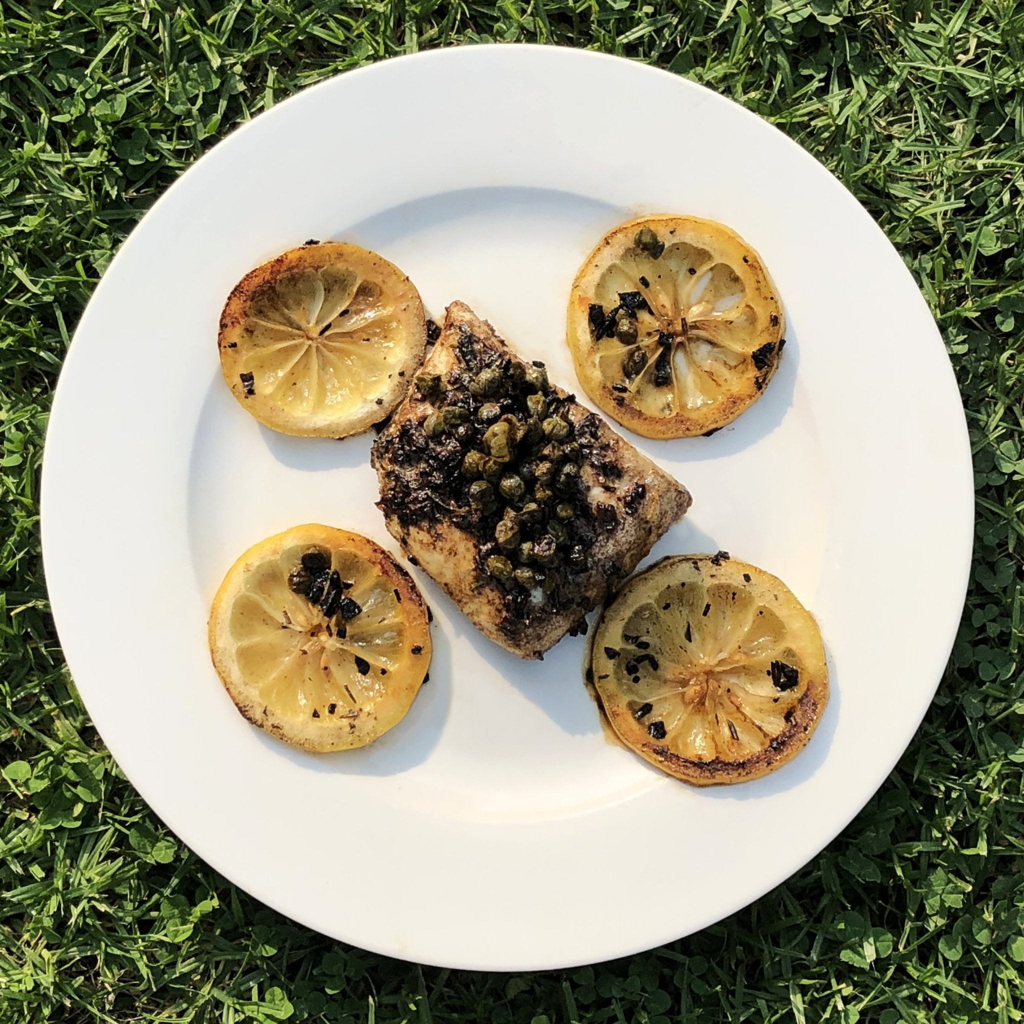 Image of Glitne Halibut w/ Lemon and Capers