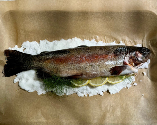 How to Salt-Bake Whole Rainbow Trout - SEATOPIA