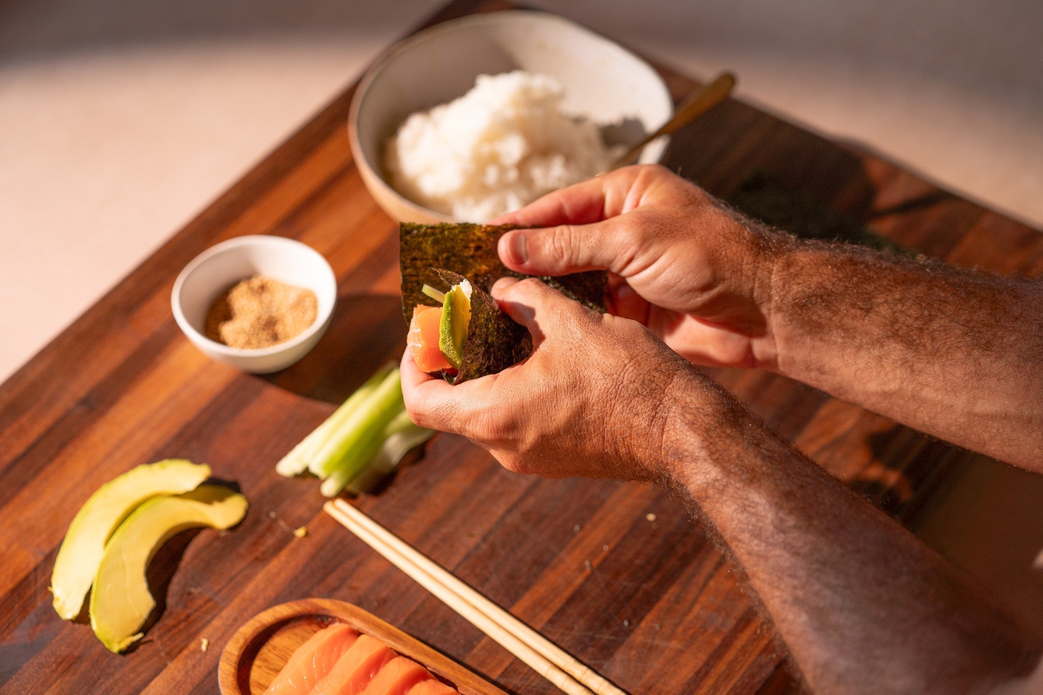 Seafood 101: Sushi Hand Rolls Made Easy - SEATOPIA
