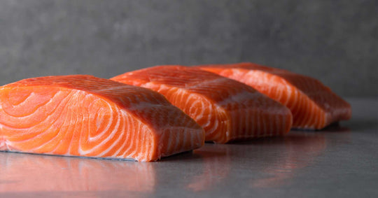 gourmet Ora King Salmon filets from Pacific King Salmon raised in New Zealand