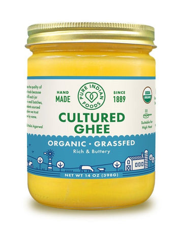 Cultured Ghee, Grassfed & Certified Organic - 14 oz - SEATOPIA