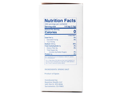 Fine Pure Natural Spring Salt (300g) - Microplastic Free - SEATOPIA