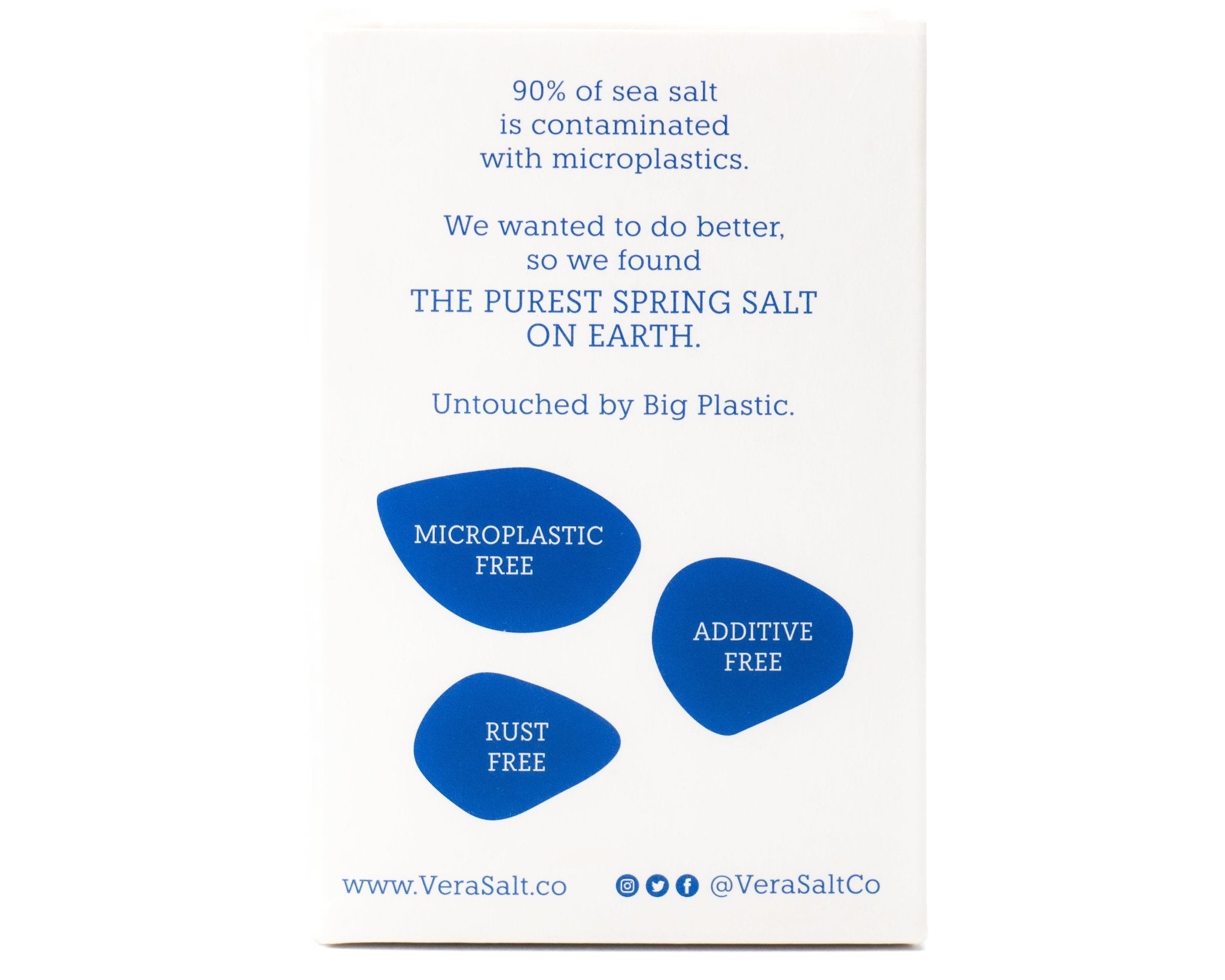 Fine Pure Natural Spring Salt (300g) - Microplastic Free - SEATOPIA