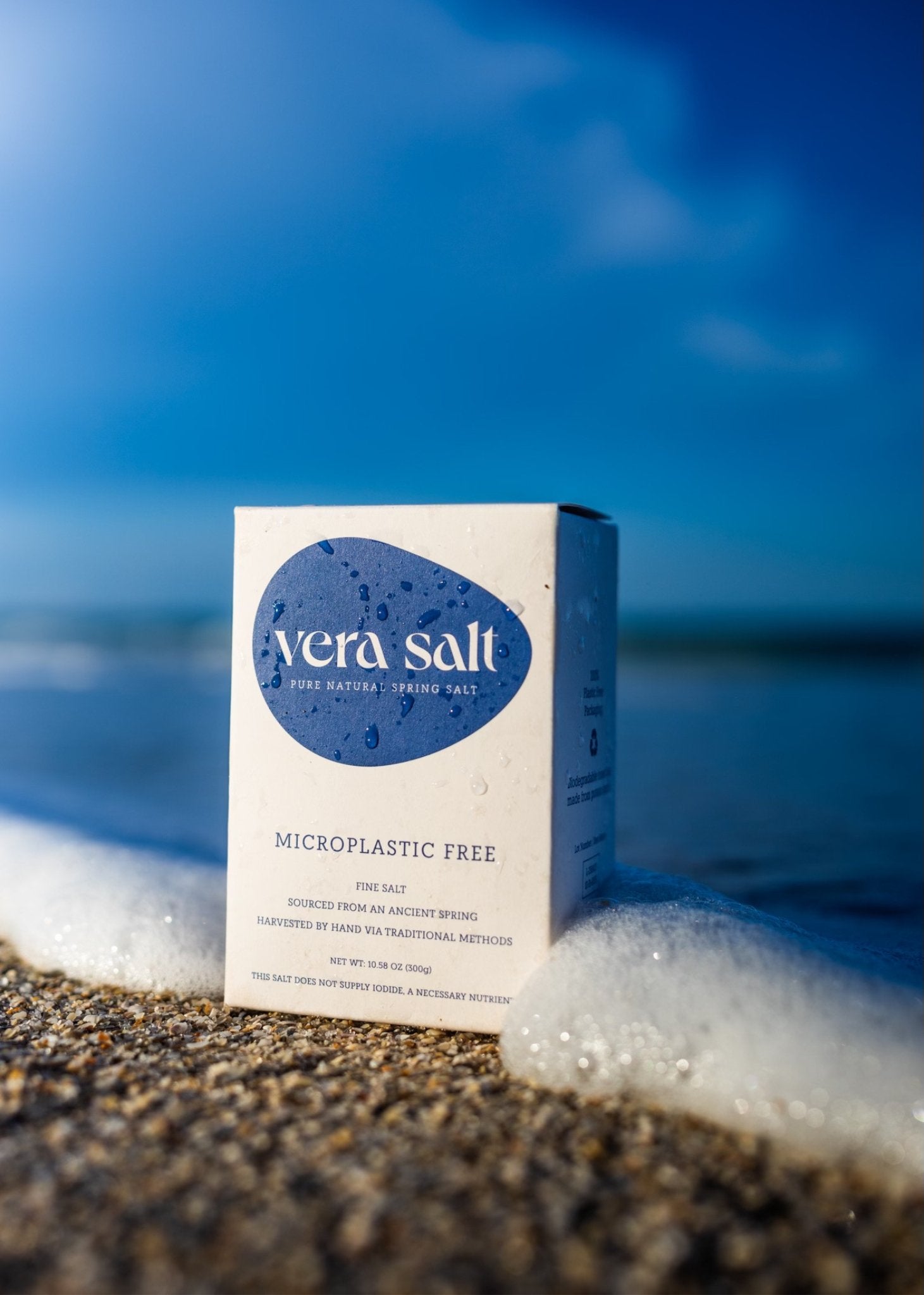 Fine Pure Natural Spring Salt (300g) - Microplastic Free - SEATOPIA