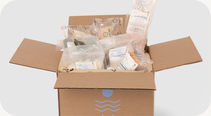 Step two: choose a curated Seatopia box or build your own
