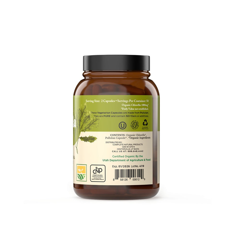 Organic Chlorella Capsules - SEATOPIA