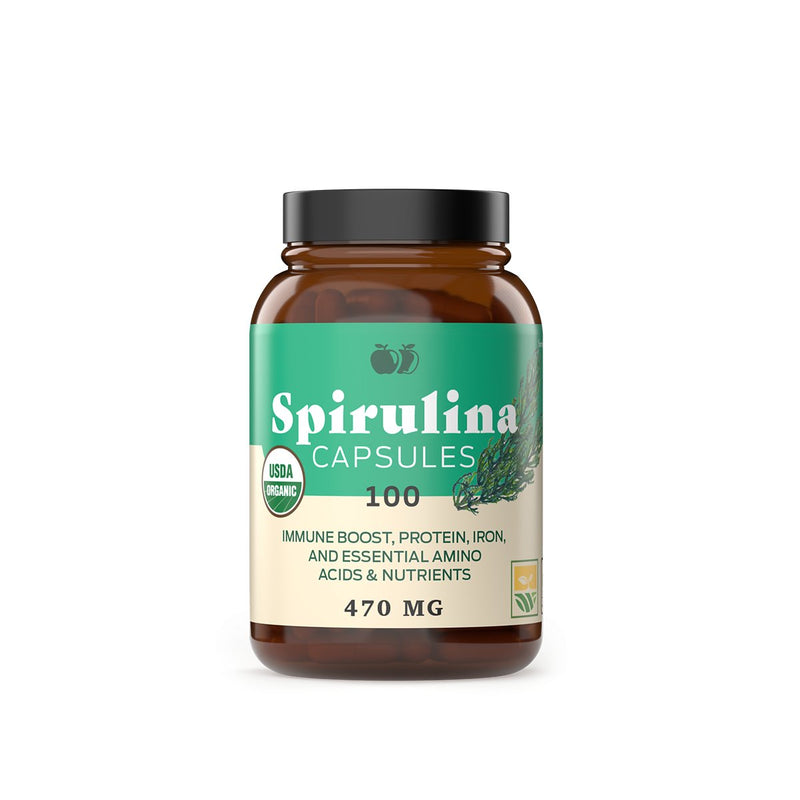 Organic Spirulina Capsules - SEATOPIA