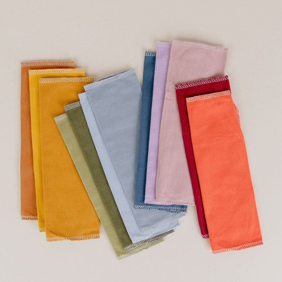 Reusable Paper Towels - 100% Organic Cotton, 12 or 24 Pack - SEATOPIA