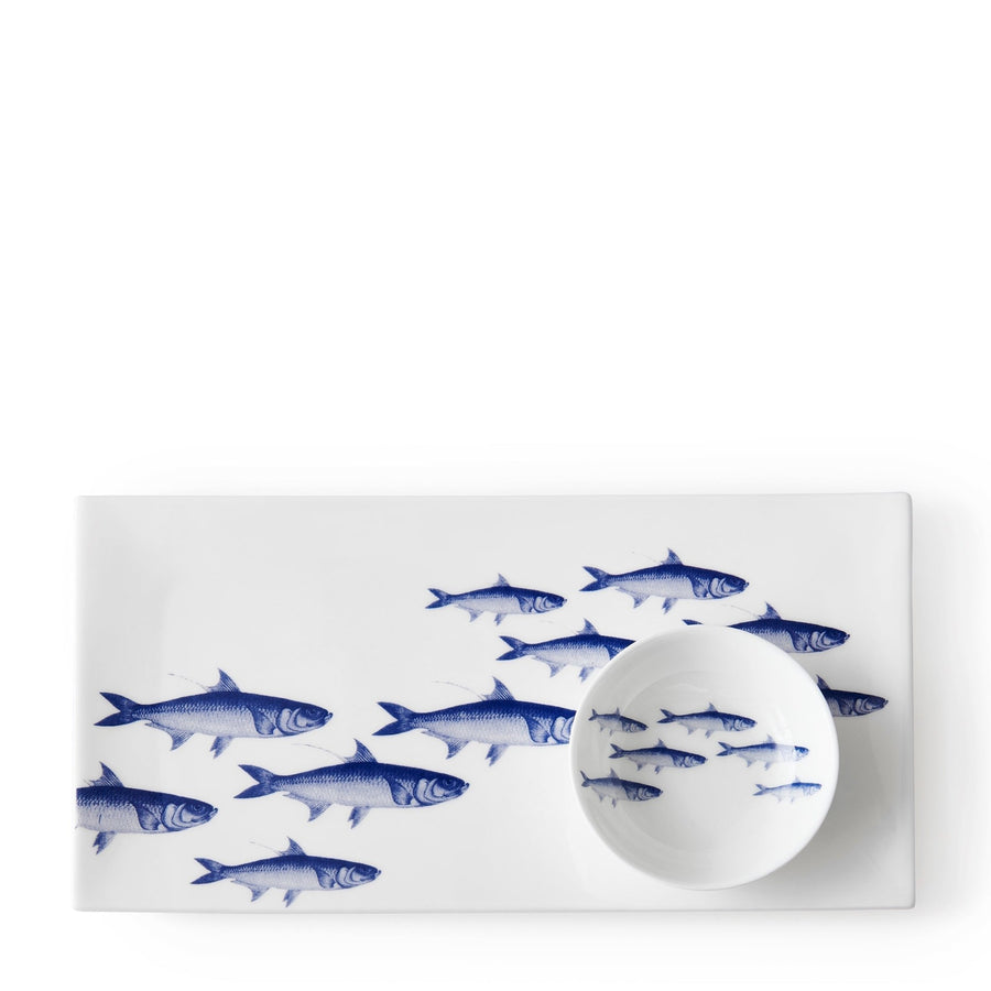 School of Fish Sushi Tray Large - SEATOPIA