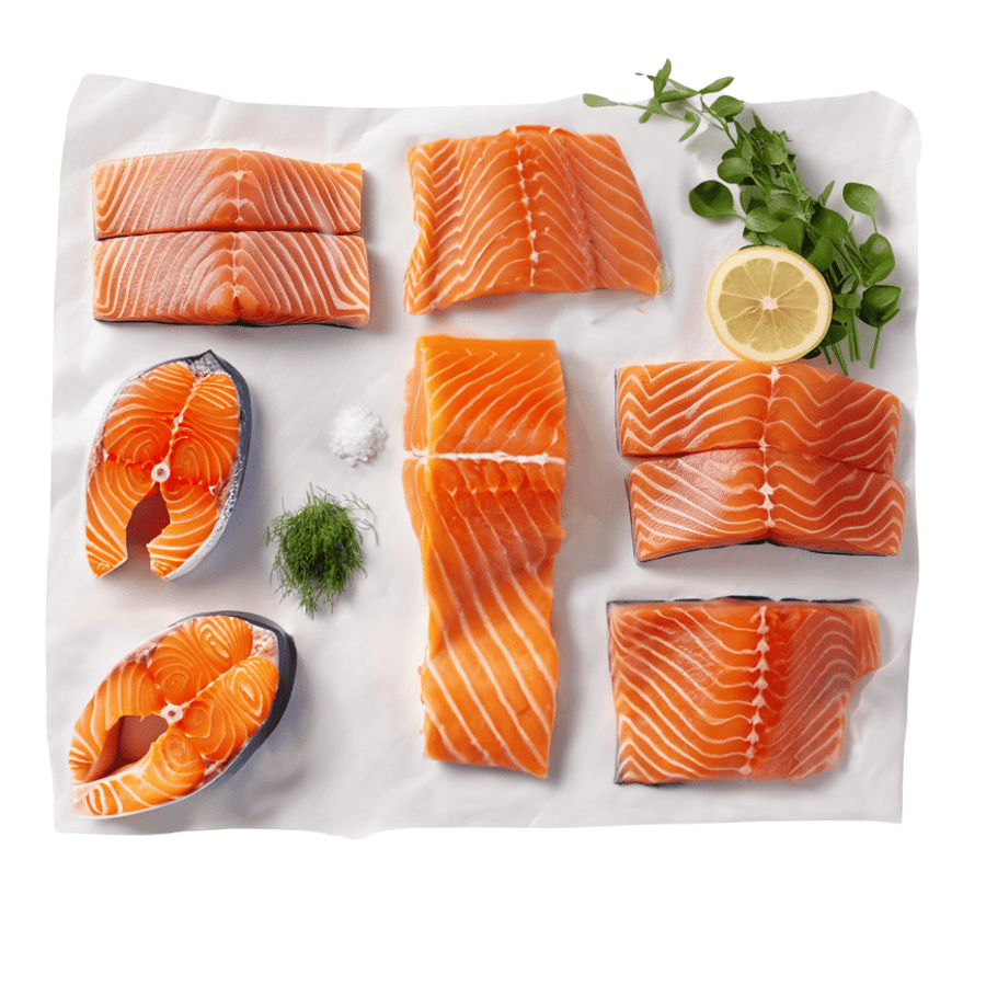 The Ultimate Salmon Lovers Box – 12 - Piece Sampler + FREE Salmon - SEATOPIA