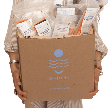 bob white cod fish box 12 Servings: Gourmet White Fish Box – SEATOPIA