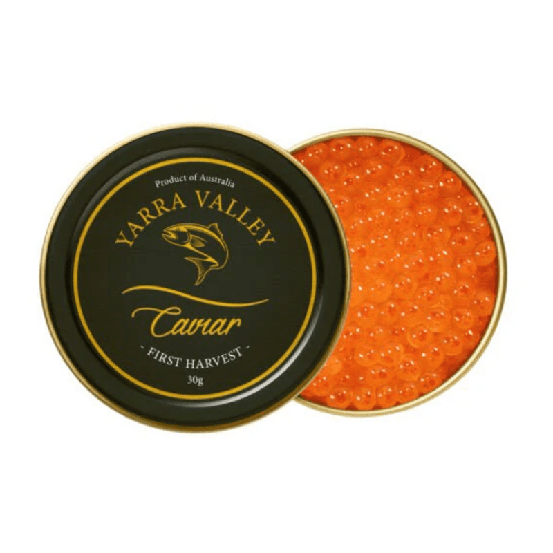 Yarra Valley, First Harvest Salmon Caviar (100g) - SEATOPIA