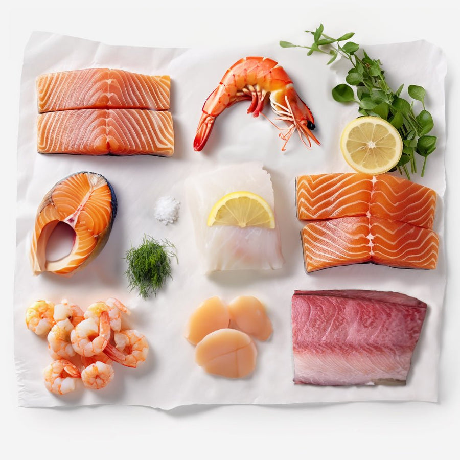 12 Servings: Fish & Shellfish Variety Box - SEATOPIA